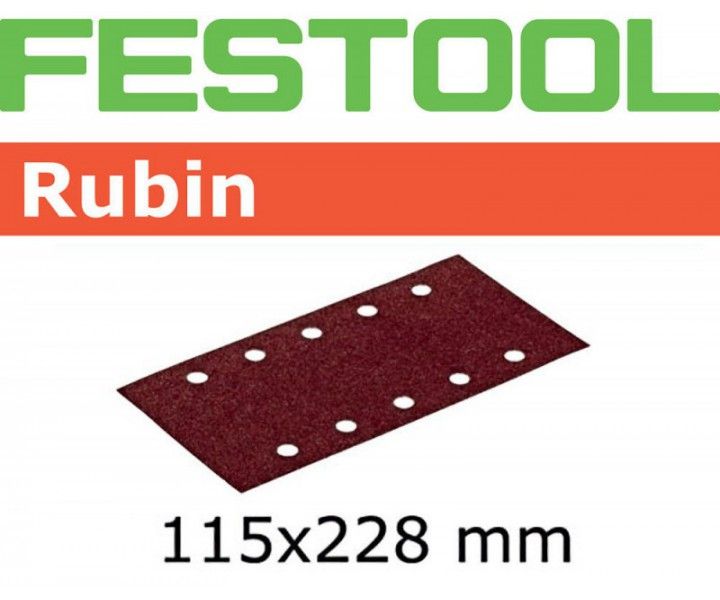 Фото Материал шлифовальный Festool Rubin II P 80, компл. из 50 шт. STF 115X228 P 80 RU2/50 в интернет-магазине ToolHaus.ru